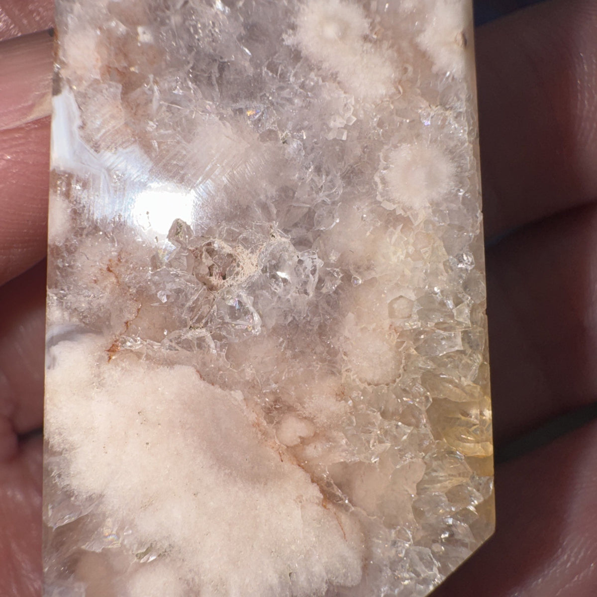 67 gram Flower Agate Crystal Tower