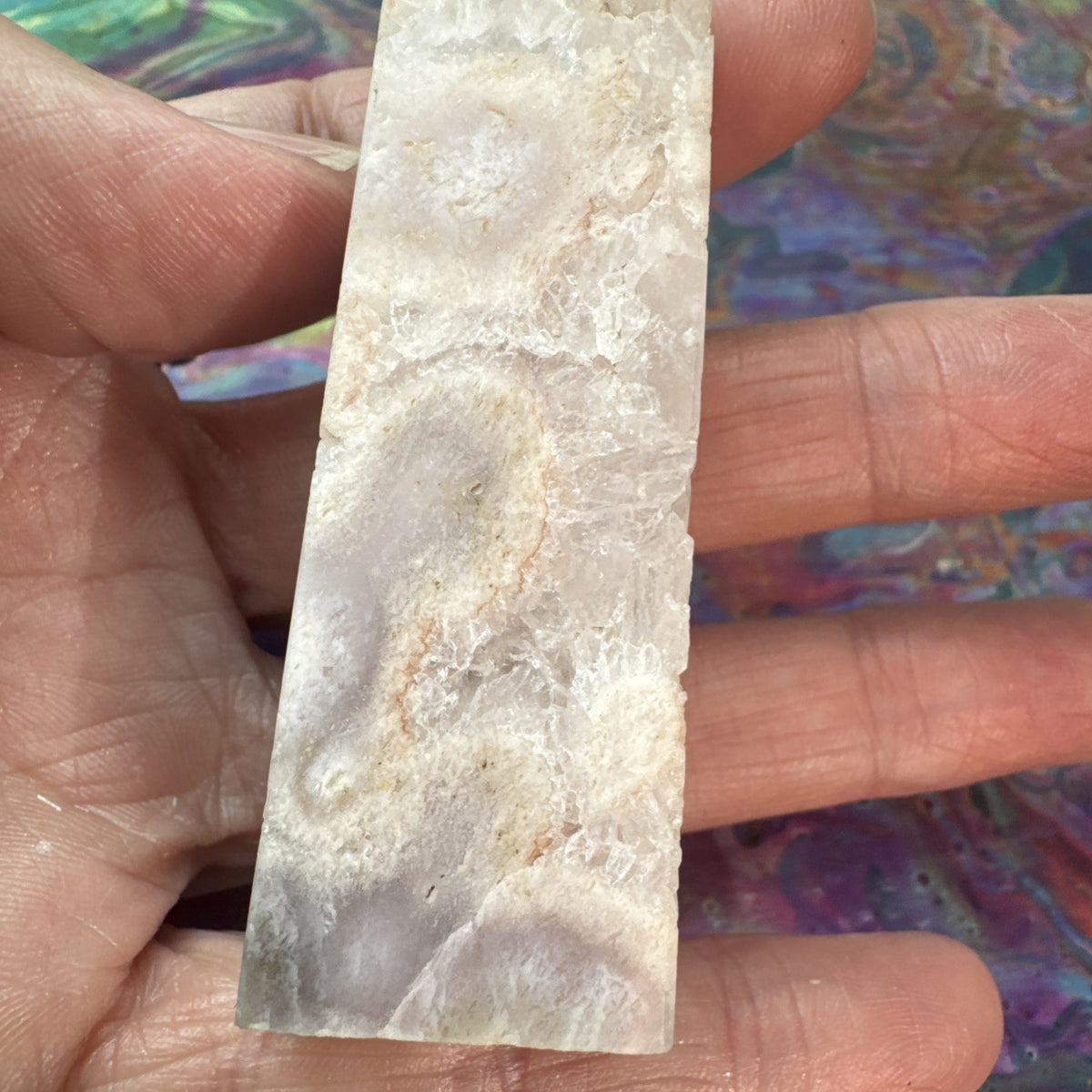 75 Gram  Flower Agate Crystal Tower