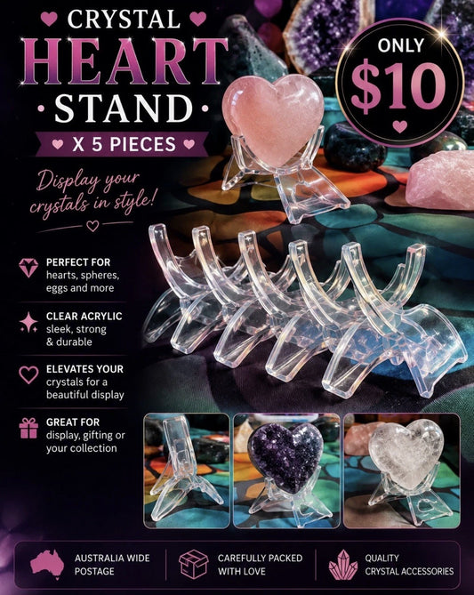 Crystal Heart Stand