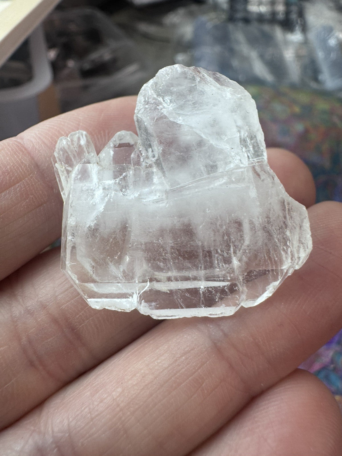 Very Rare A Grade Faden Quartz Cluster bag 79grams