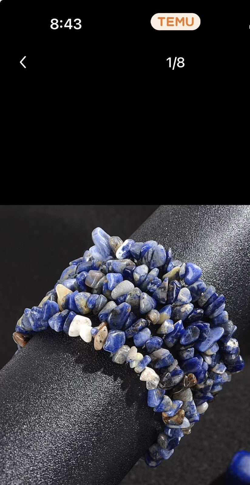 Sodalite Chip Bracelet