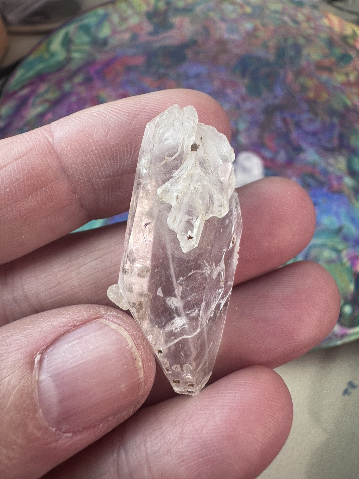 Very Rare A Grade Faden Quartz Cluster bag 79grams