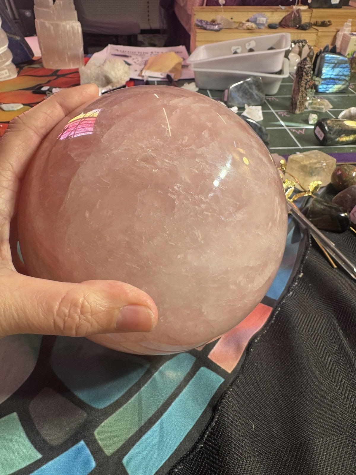 Rose Quartz Sphere 5.81 KG