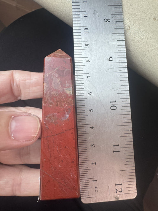 Natural Red Jasper Tower – 71g Natural Polished Stone reiki meditation