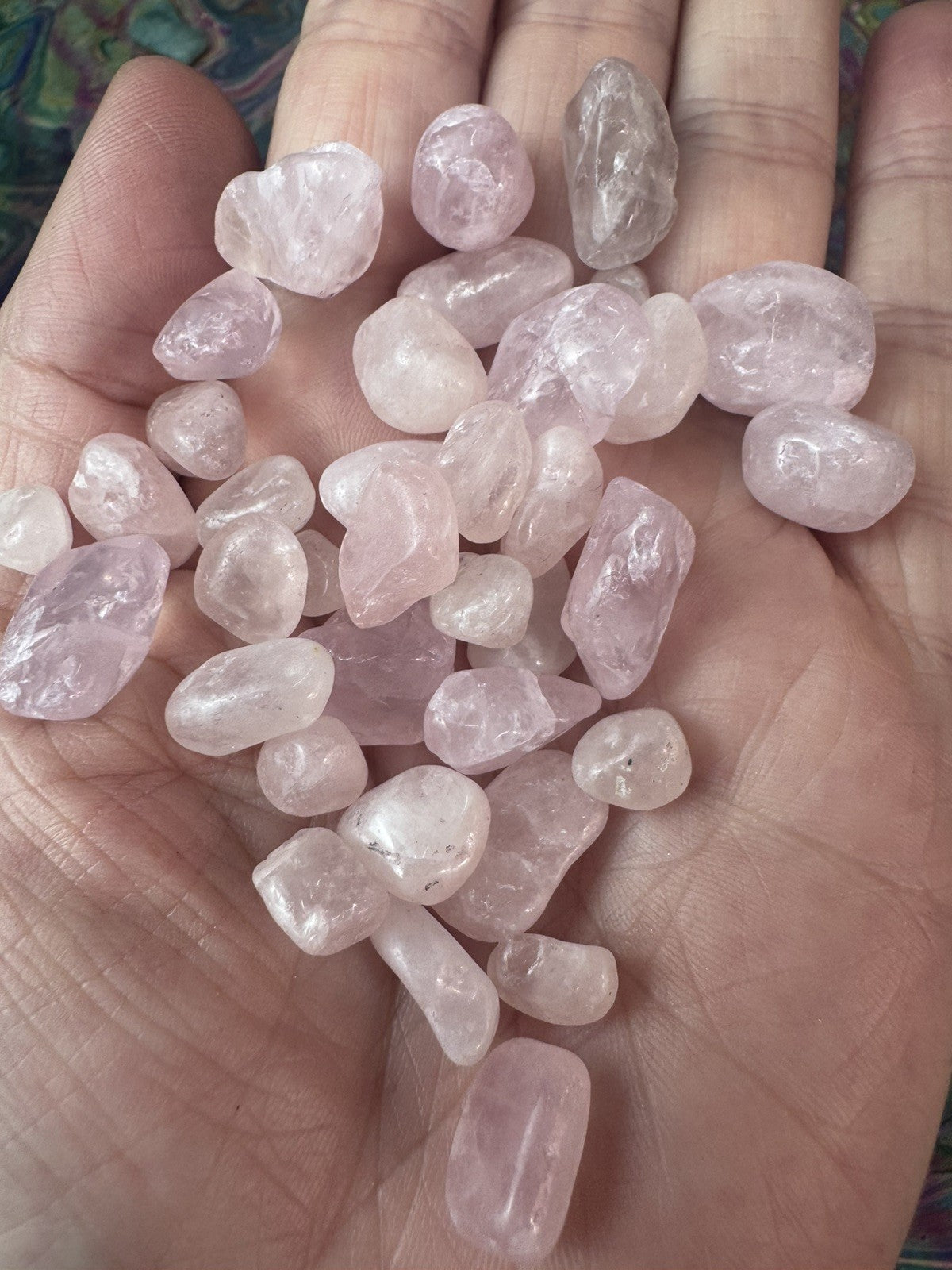 Rose Quartz Chips 100grams