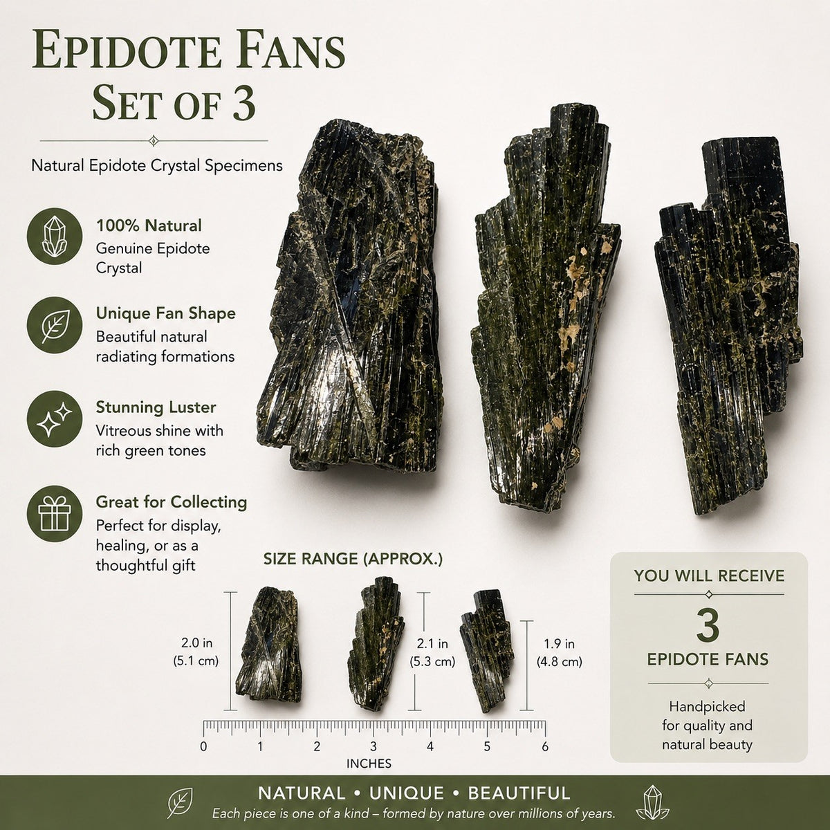 Crystal Mixed Bag wholesale resell lot epidote
