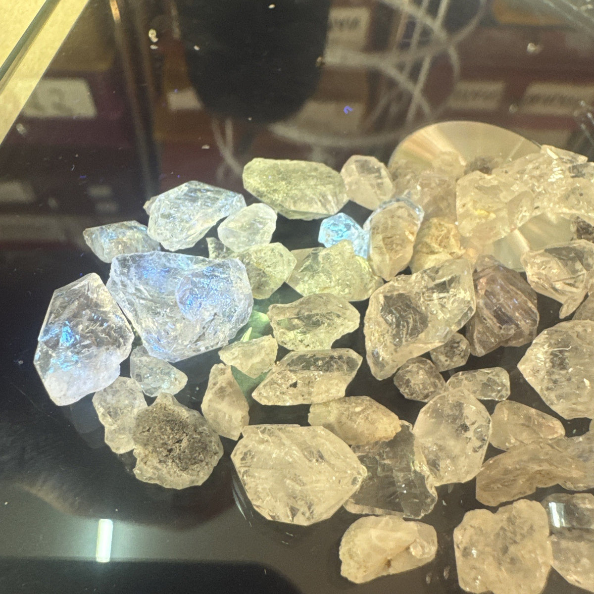 Crystal Mixed Bag wholesale resell lot  natural Himalayan diamond quartz 46 gms