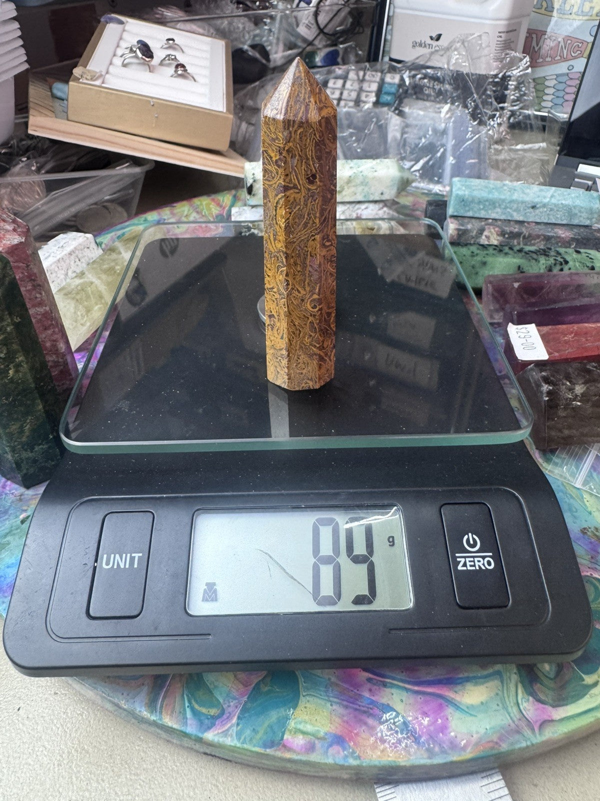Elephant Jasper Tower – 89g reiki meditation yoga