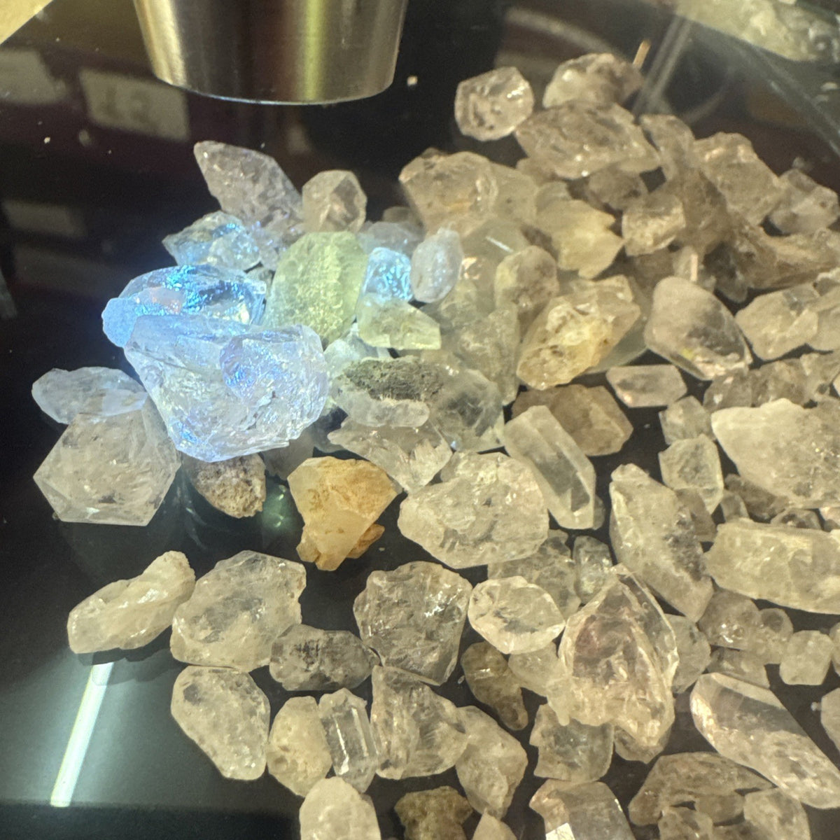 Crystal Mixed Bag wholesale resell lot  natural Himalayan diamond quartz 46 gms