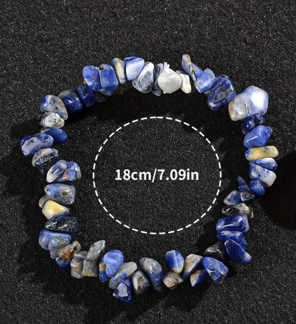Sodalite Chip Bracelet