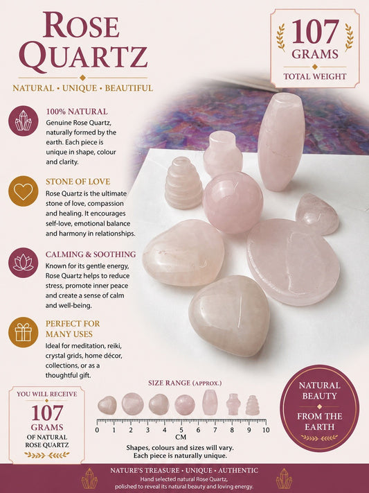 Crystal Mixed Bag wholesale resell lot rose Quartz