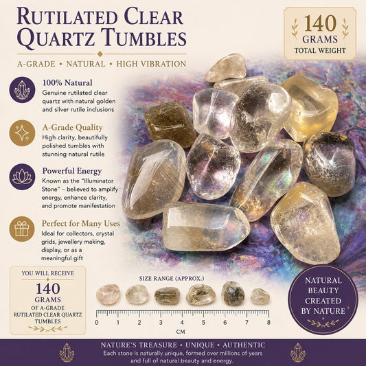 Crystal Mixed Bag wholesale resell lot  natural A grade Rutile Clear Quartz