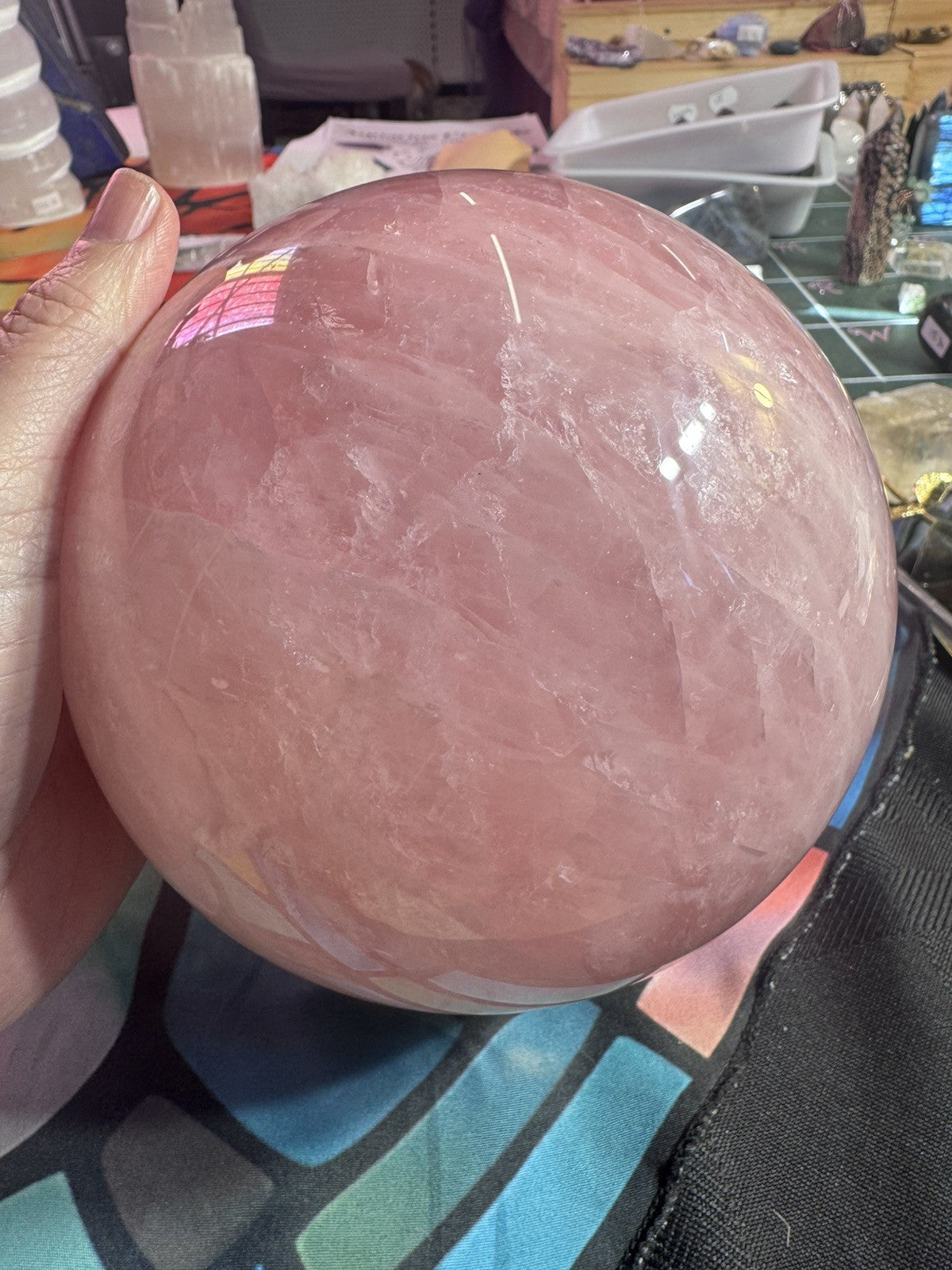 Rose Quartz Sphere 5.81 KG