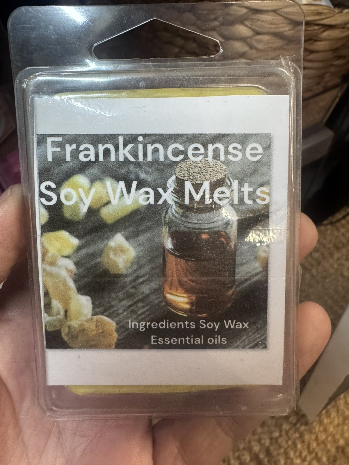 Frankincense Soy Wax Melts – 6 Cube Clamshell Pack