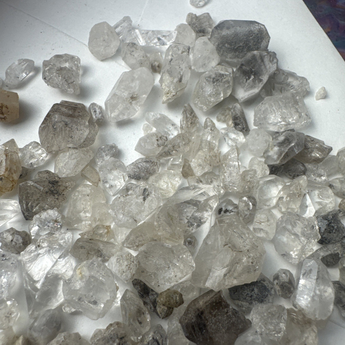 Crystal Mixed Bag wholesale resell lot  natural Himalayan diamond quartz 46 gms