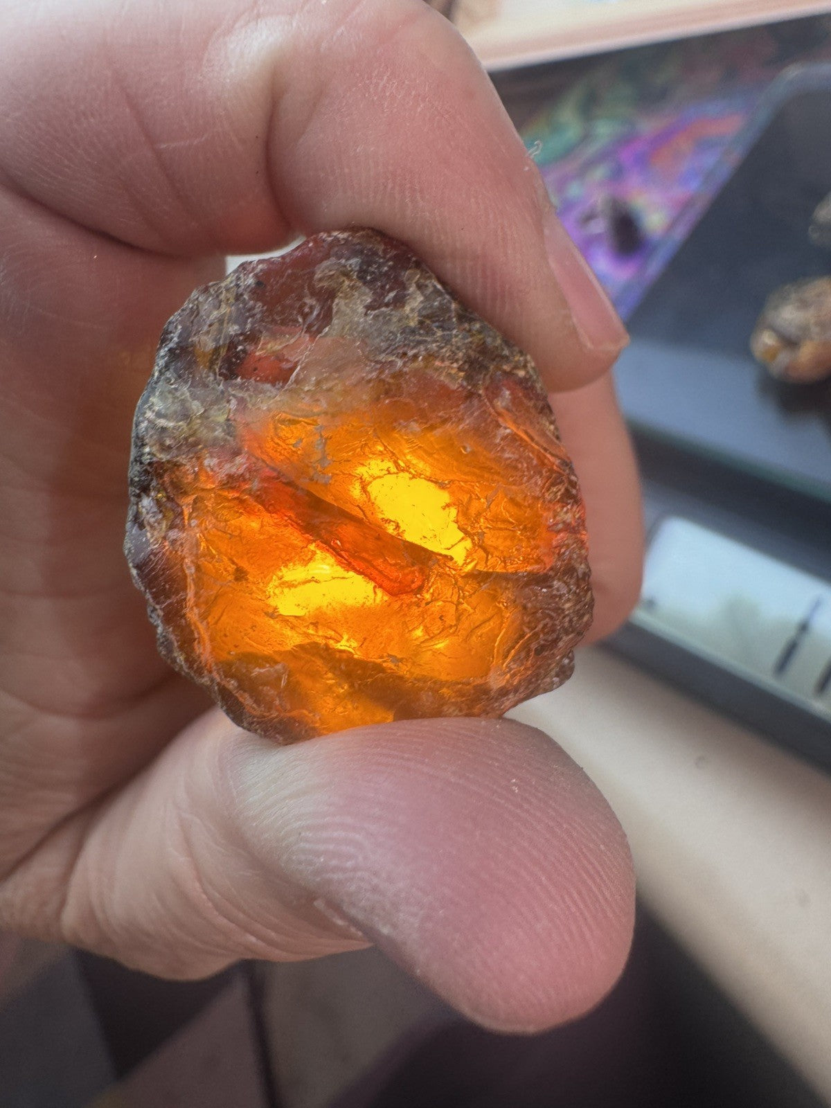 Black Amber 25 grams 4 peices Rough lot