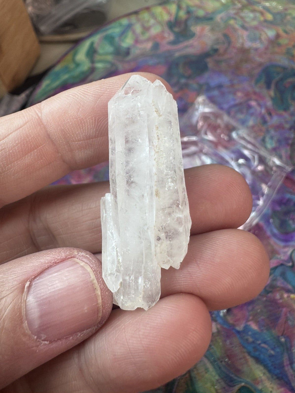 Very Rare A Grade Faden Quartz Cluster bag 74 grams