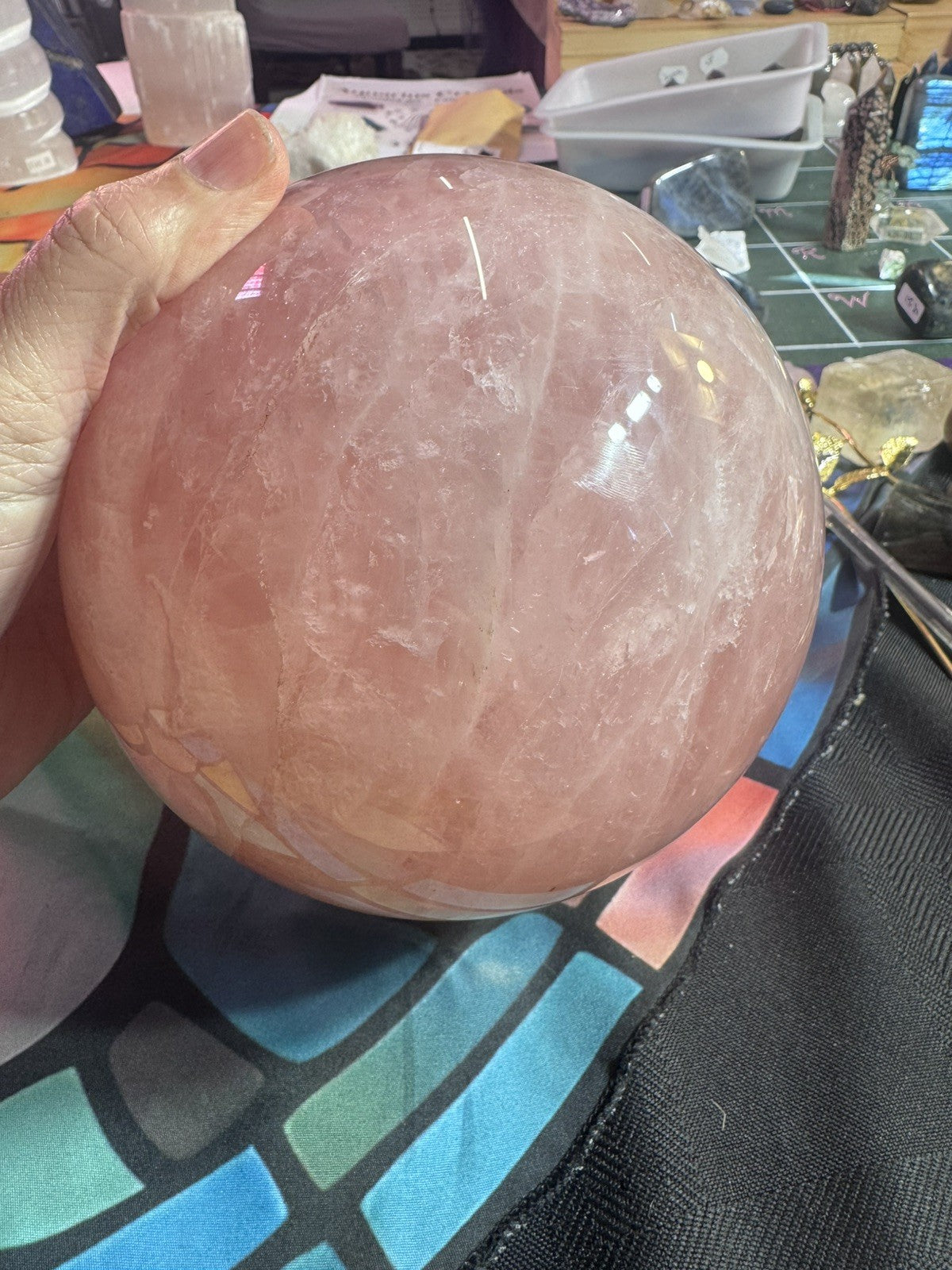 Rose Quartz Sphere 5.81 KG