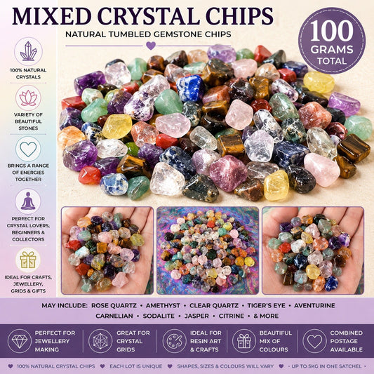Mixed Crystal Chips 100grams