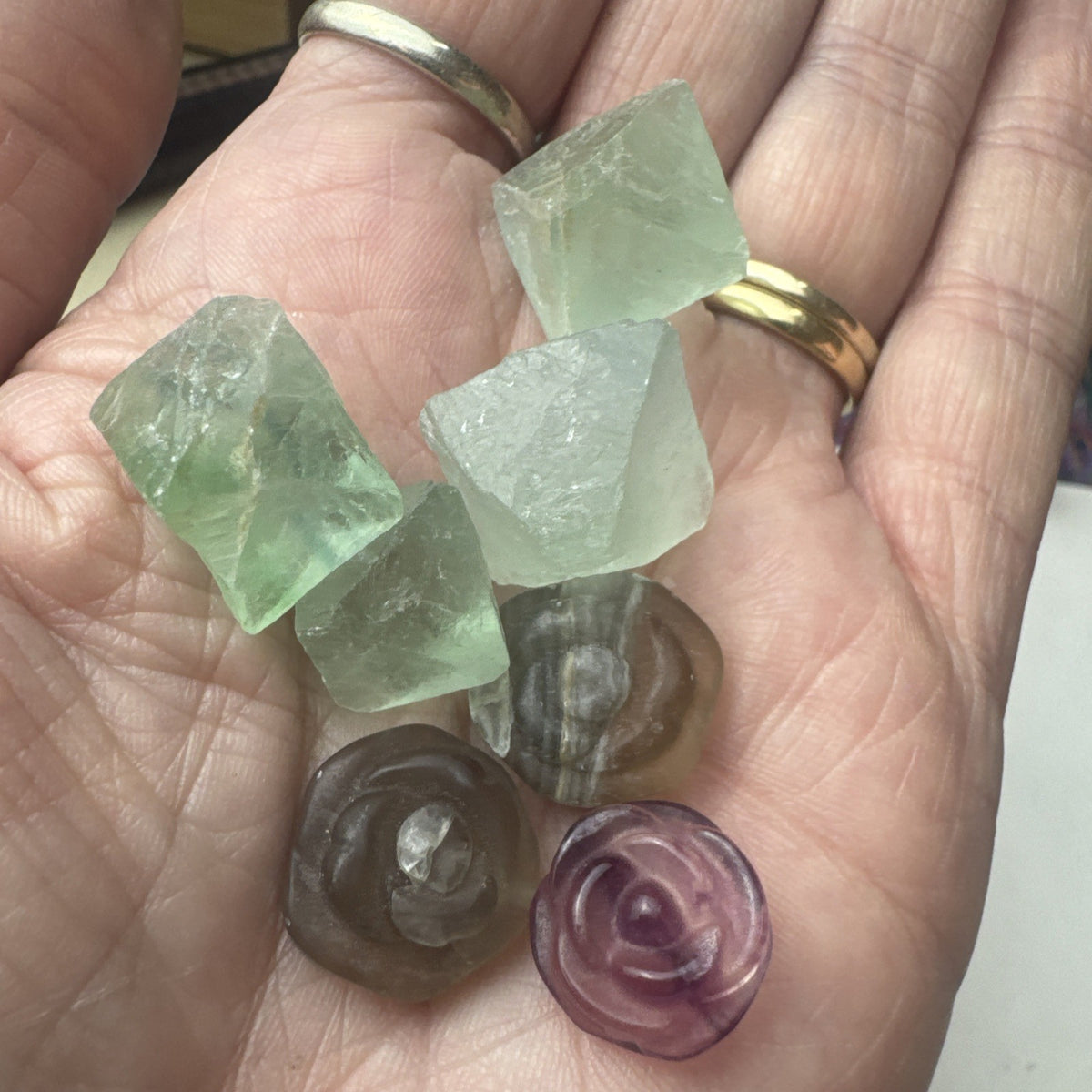 Crystal Mixed Bag wholesale resell lot Flourite