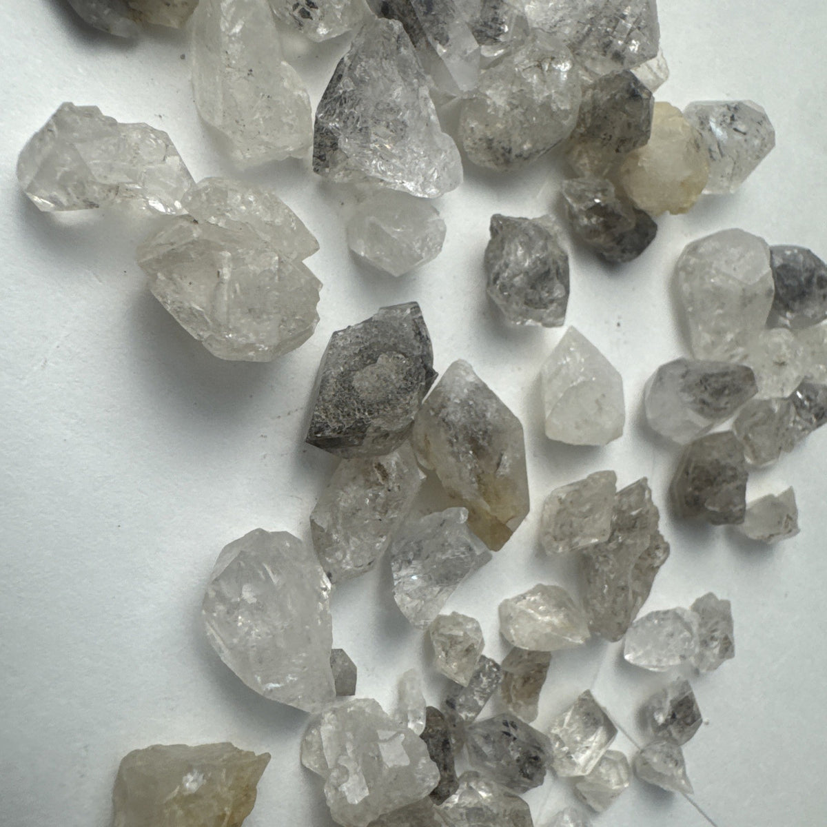 Crystal Mixed Bag wholesale resell lot  natural Himalayan diamond quartz 50gms