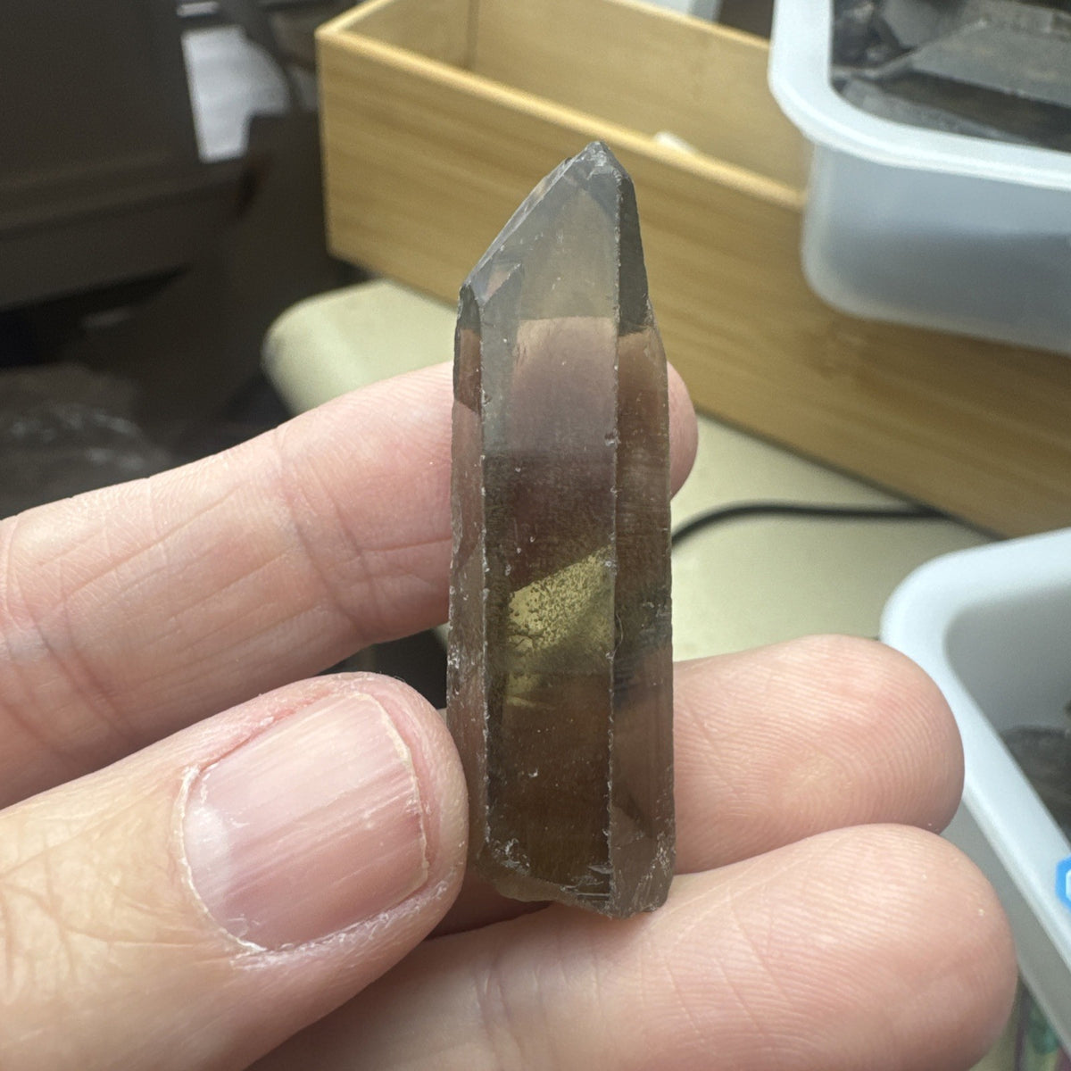 100g Natural Smokey Quartz Tea Crystal Point Healing Reiki Gemstone Specimen