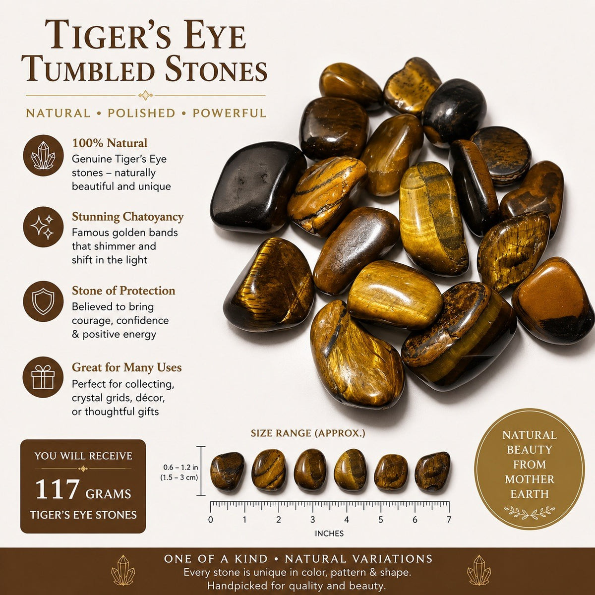 Crystal Mixed Bag wholesale resell lot tigers eye