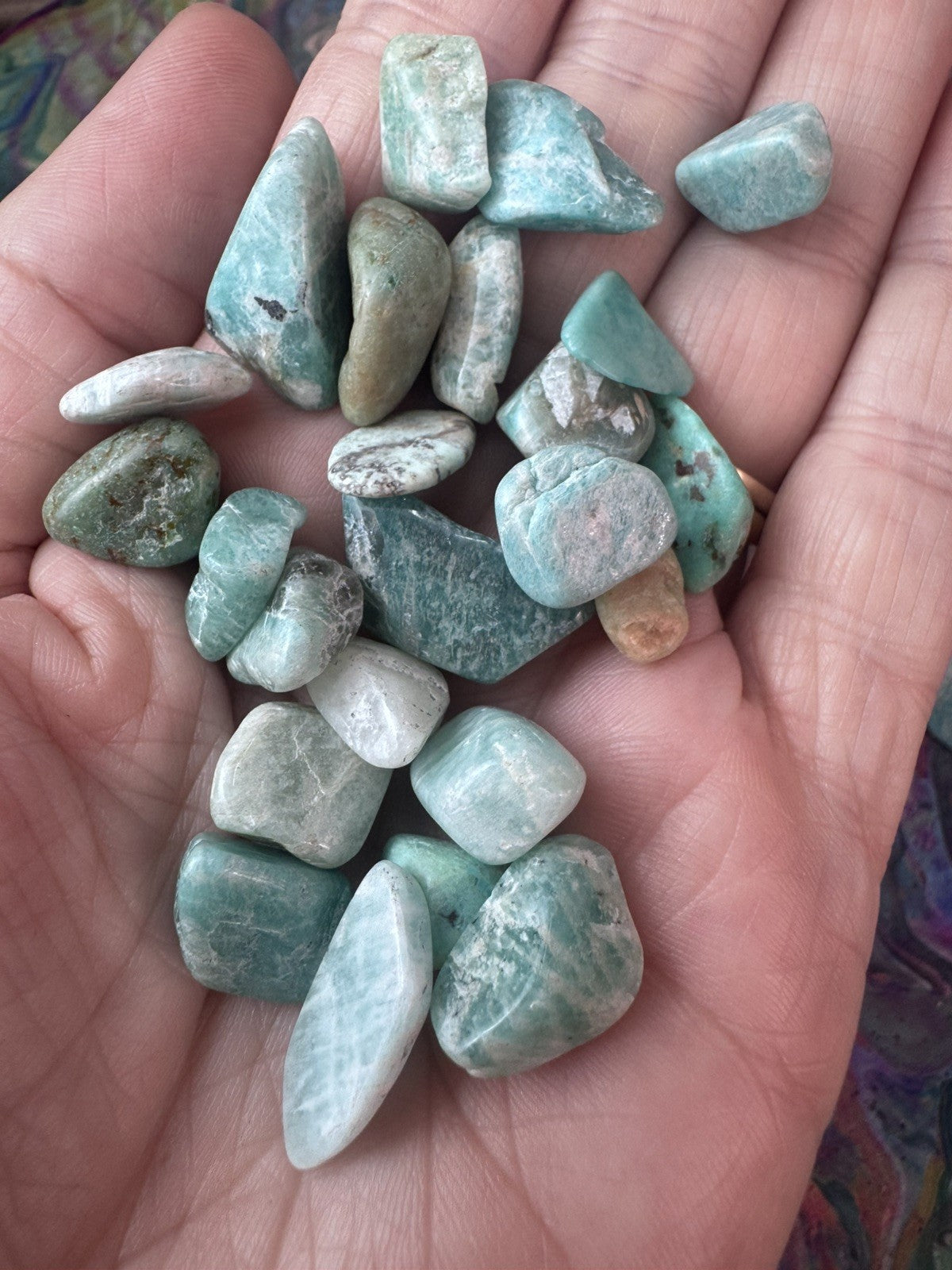 Amazonite Chips 100grams