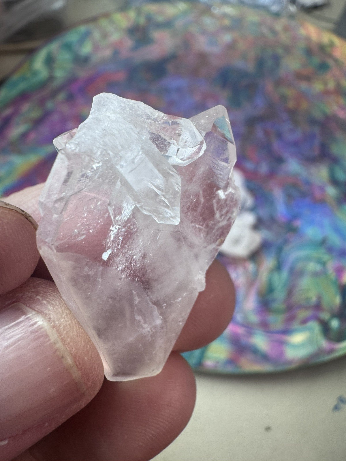 Very Rare A Grade Faden Quartz Cluster bag 79grams
