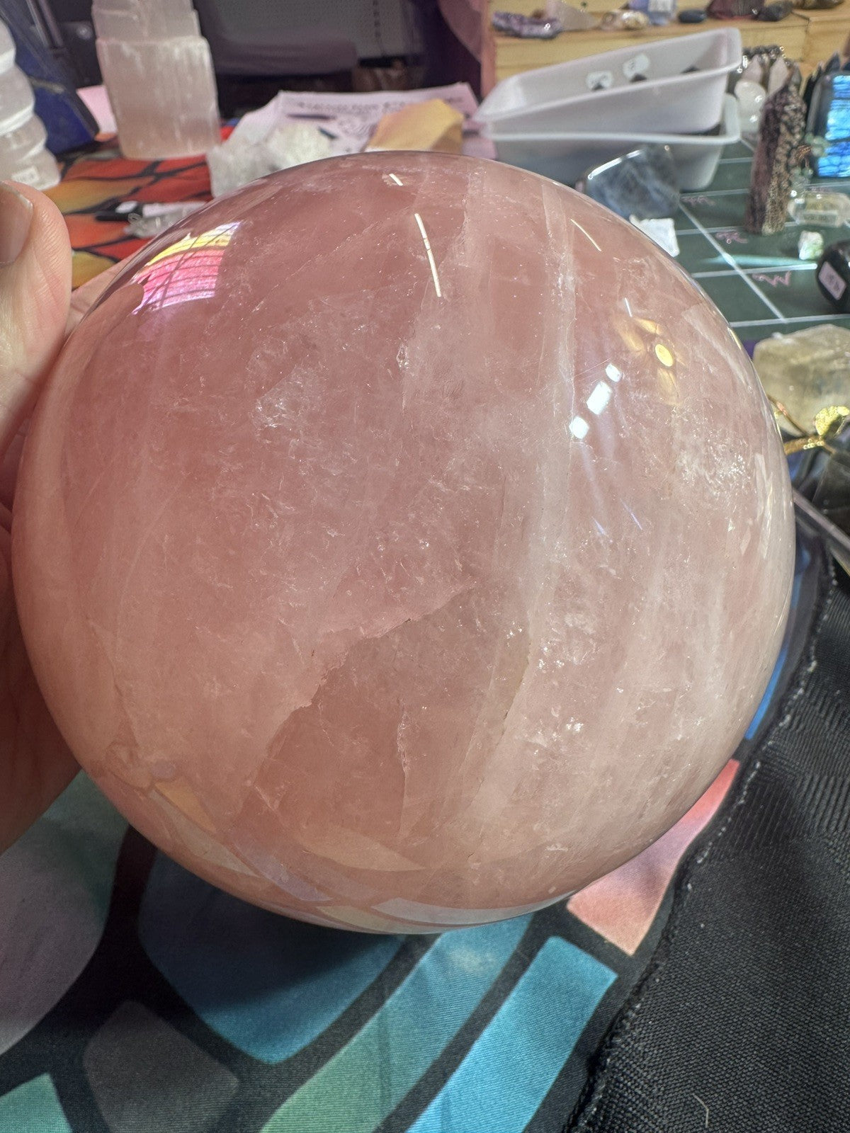 Rose Quartz Sphere 5.81 KG