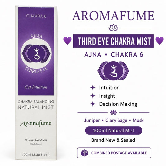 AROMAFUME THIRD EYE CHAKRA MIST Natural Scent for Yoga & Relaxation