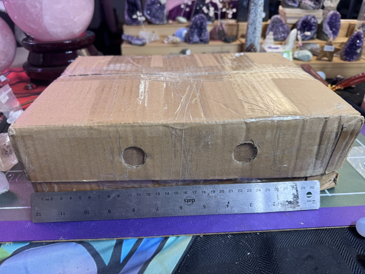 9.5 Sealed Box of Selenite Rods 25cm Large