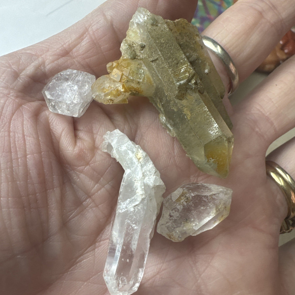 Crystal Mixed Bag wholesale resell lot  herkimer quartz