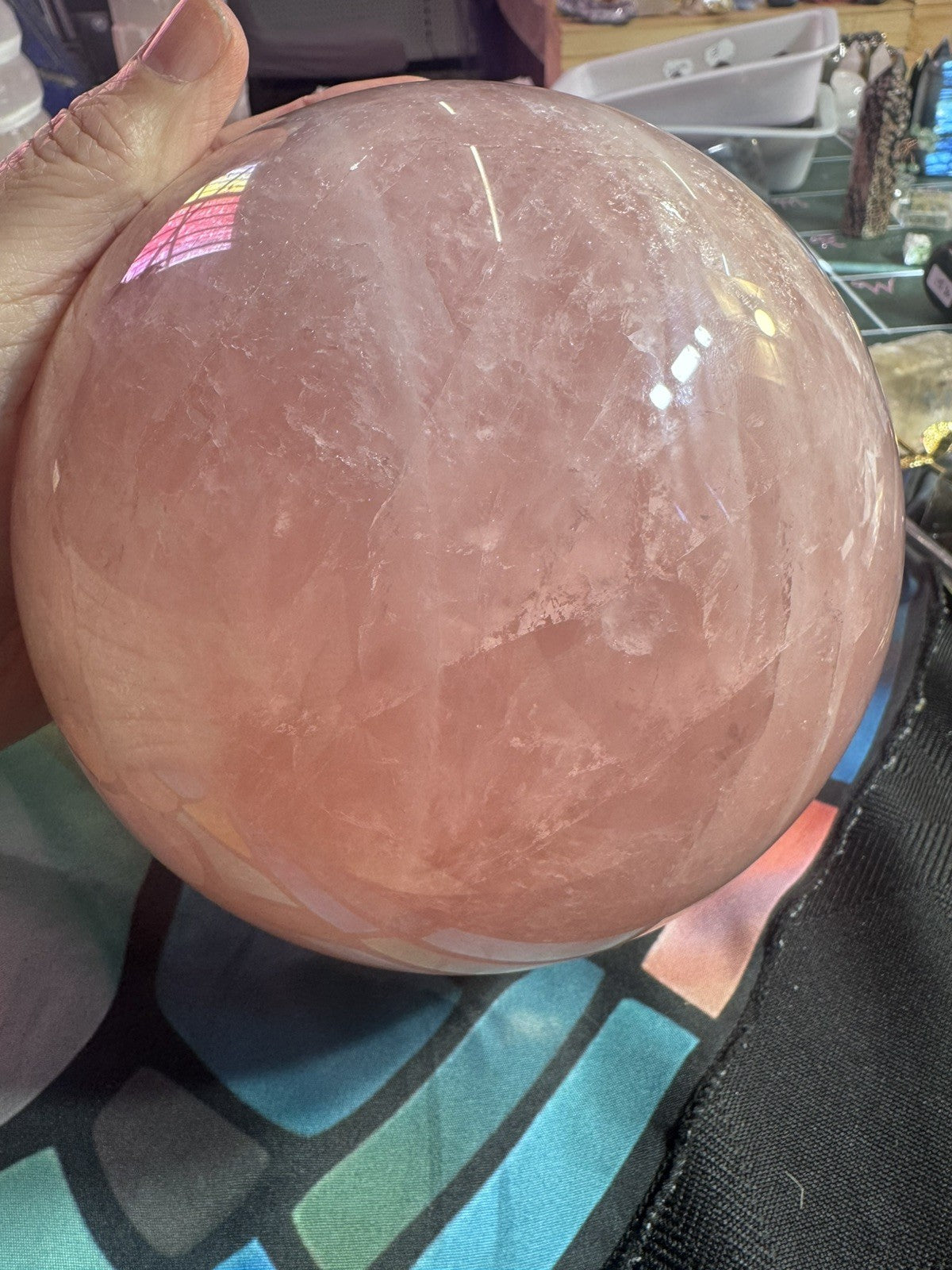 Rose Quartz Sphere 5.81 KG