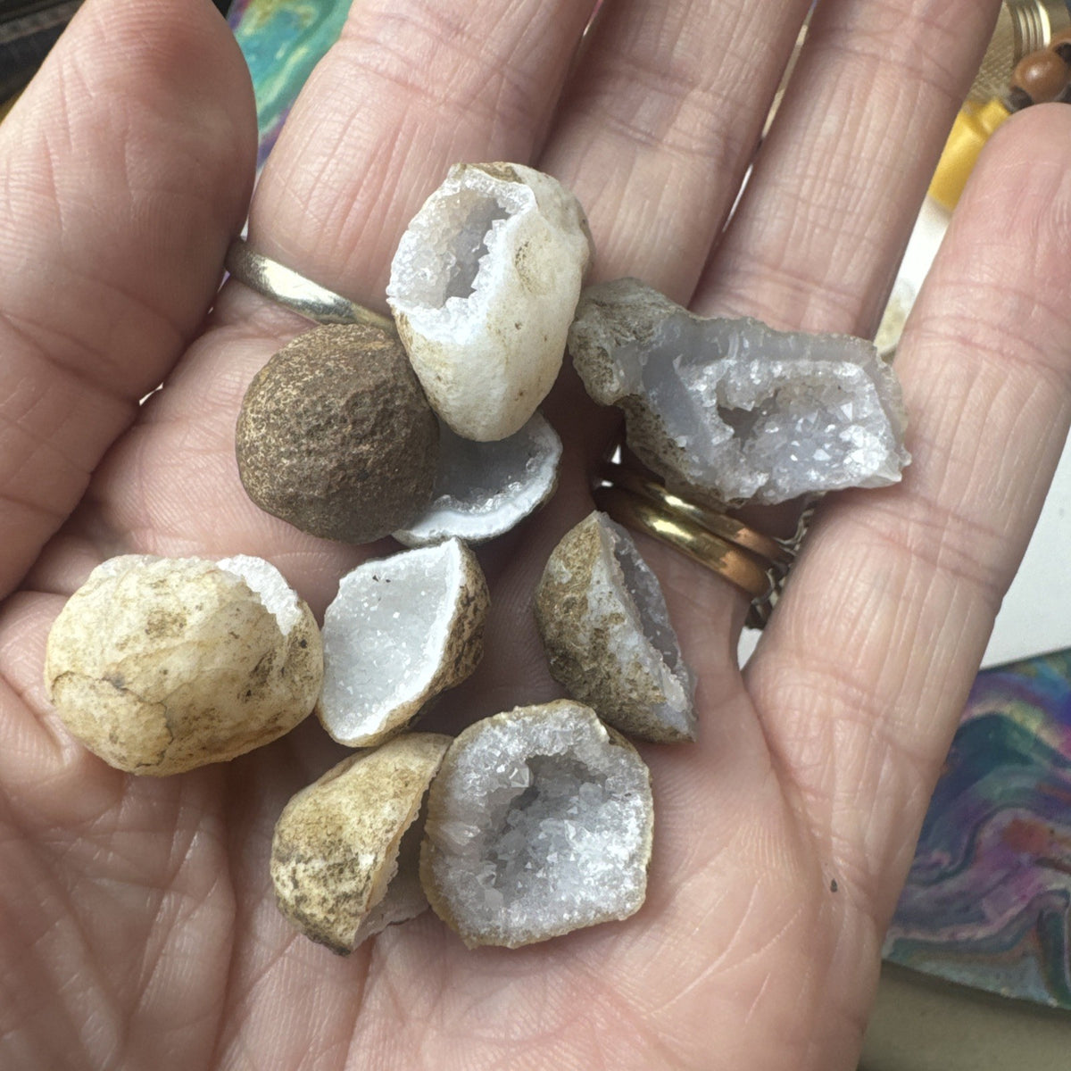Crystal Mixed Bag wholesale resell lot  thunder eggs