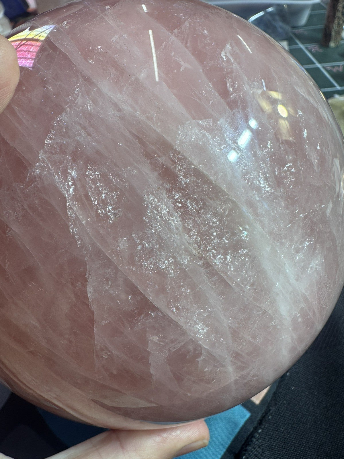 Rose Quartz Sphere 5.81 KG