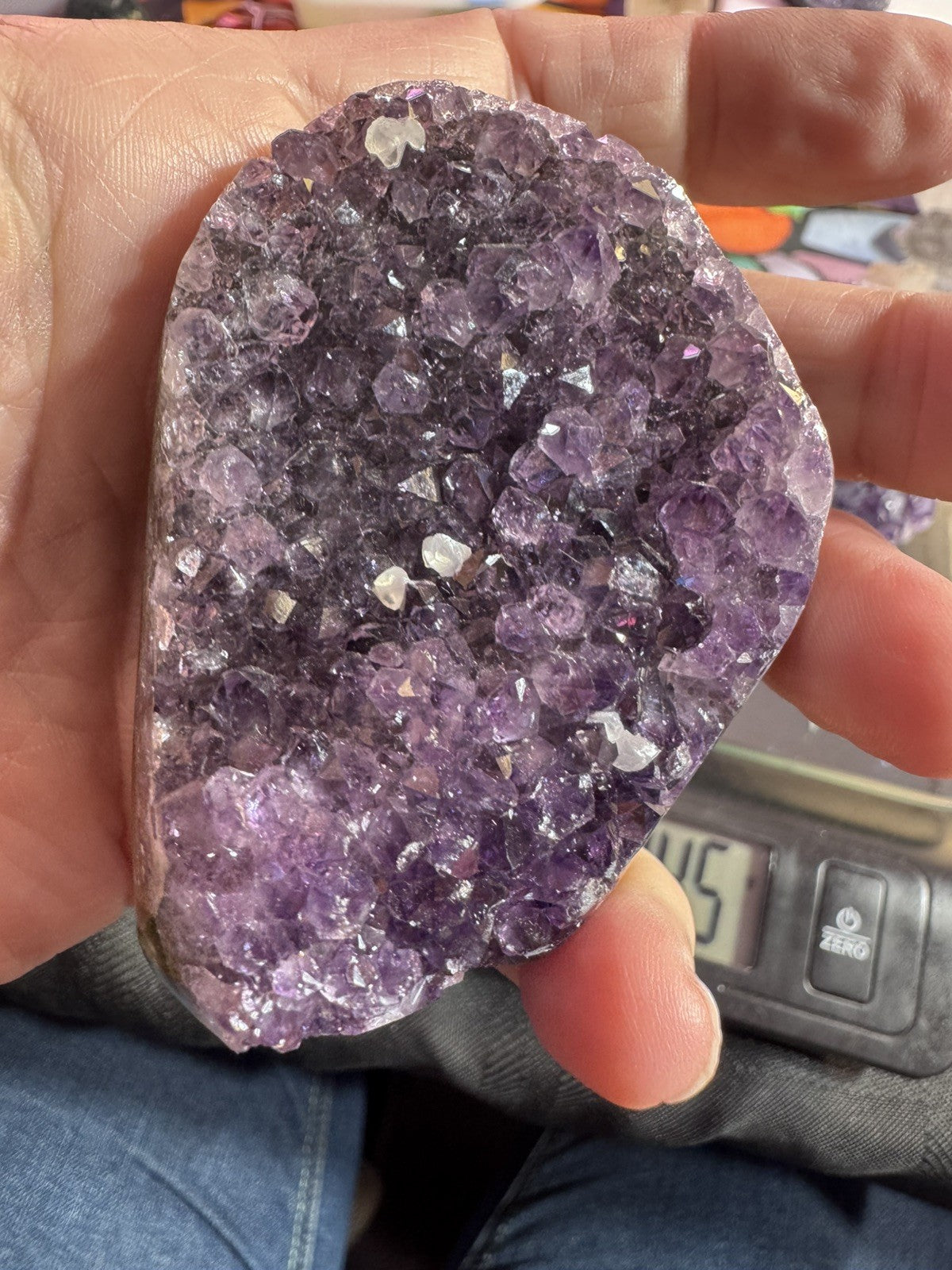 Amethyst Cave Lot 926 Grams 4 Peices