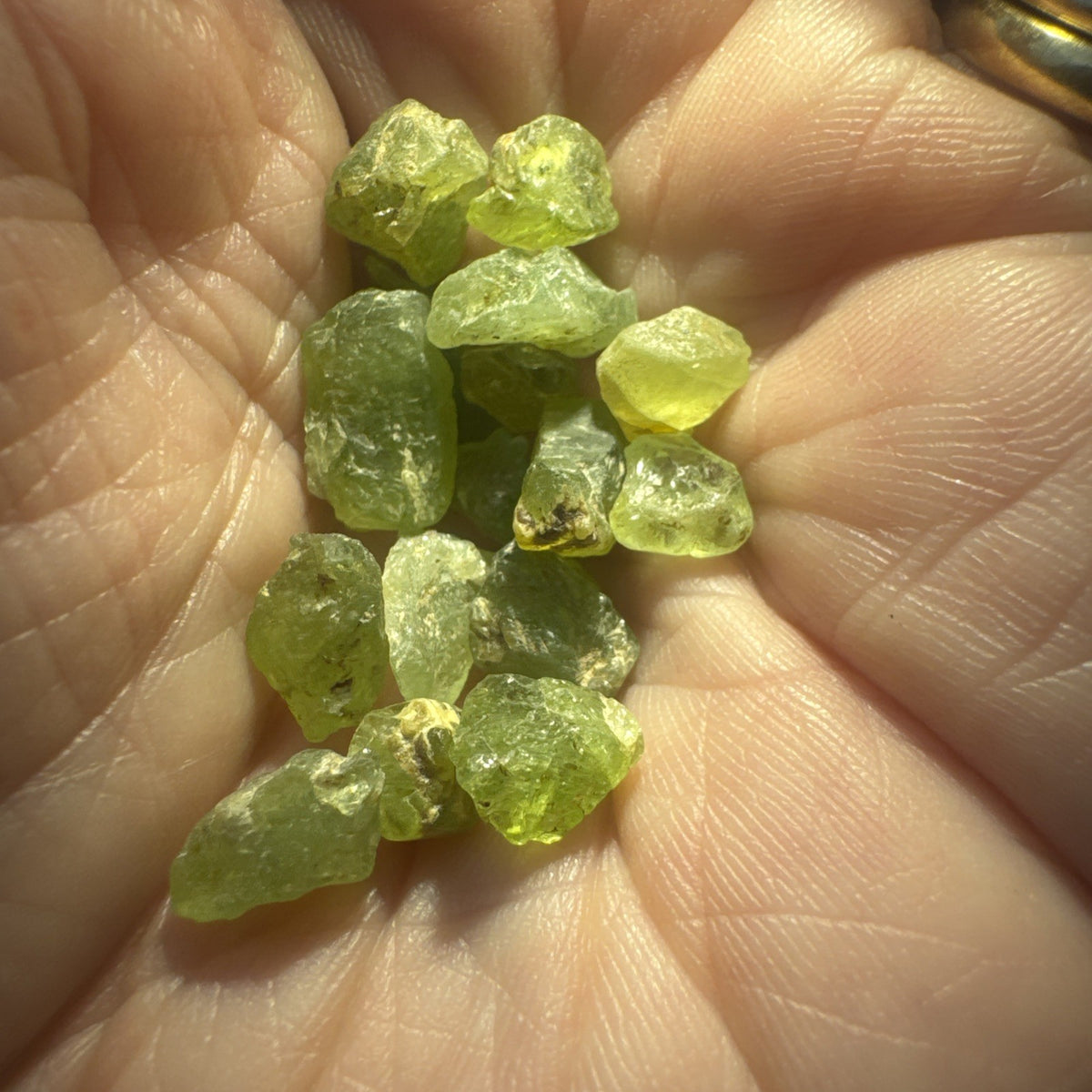 Crystal Mixed Bag wholesale resell lot  natural peridot
