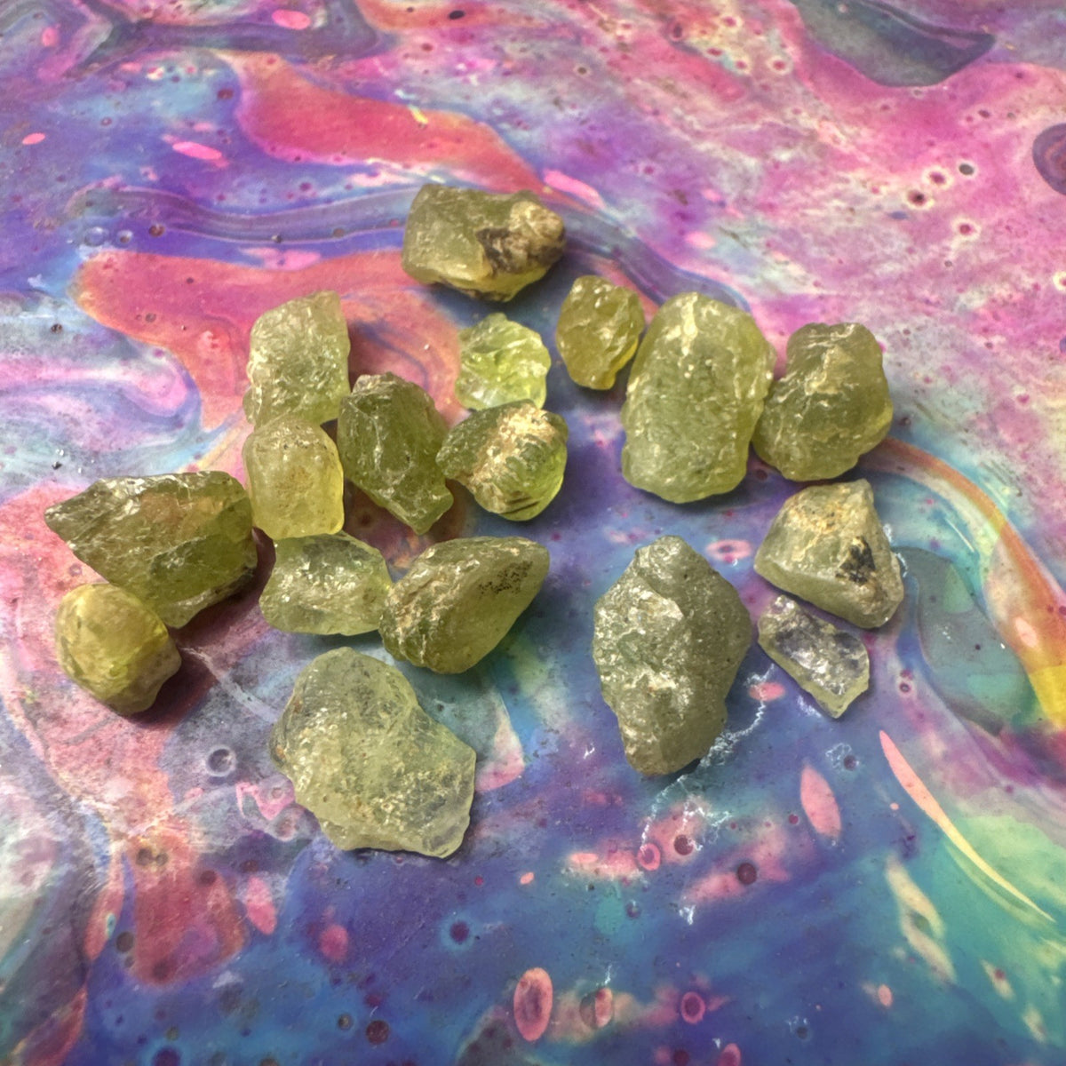 Crystal Mixed Bag wholesale resell lot  natural peridot