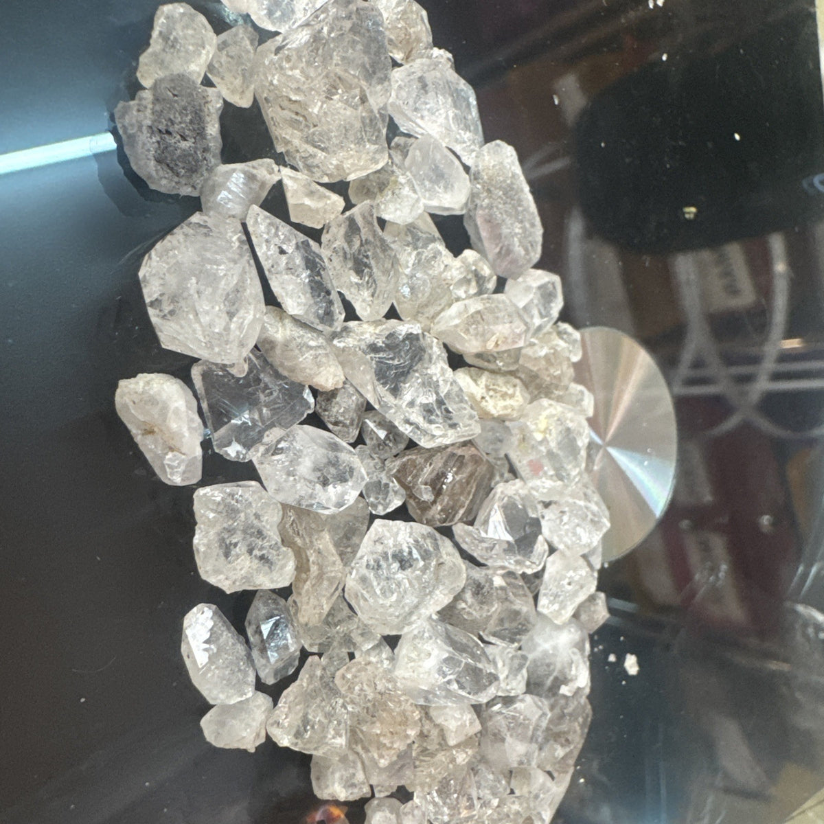 Crystal Mixed Bag wholesale resell lot  natural Himalayan diamond quartz 46 gms