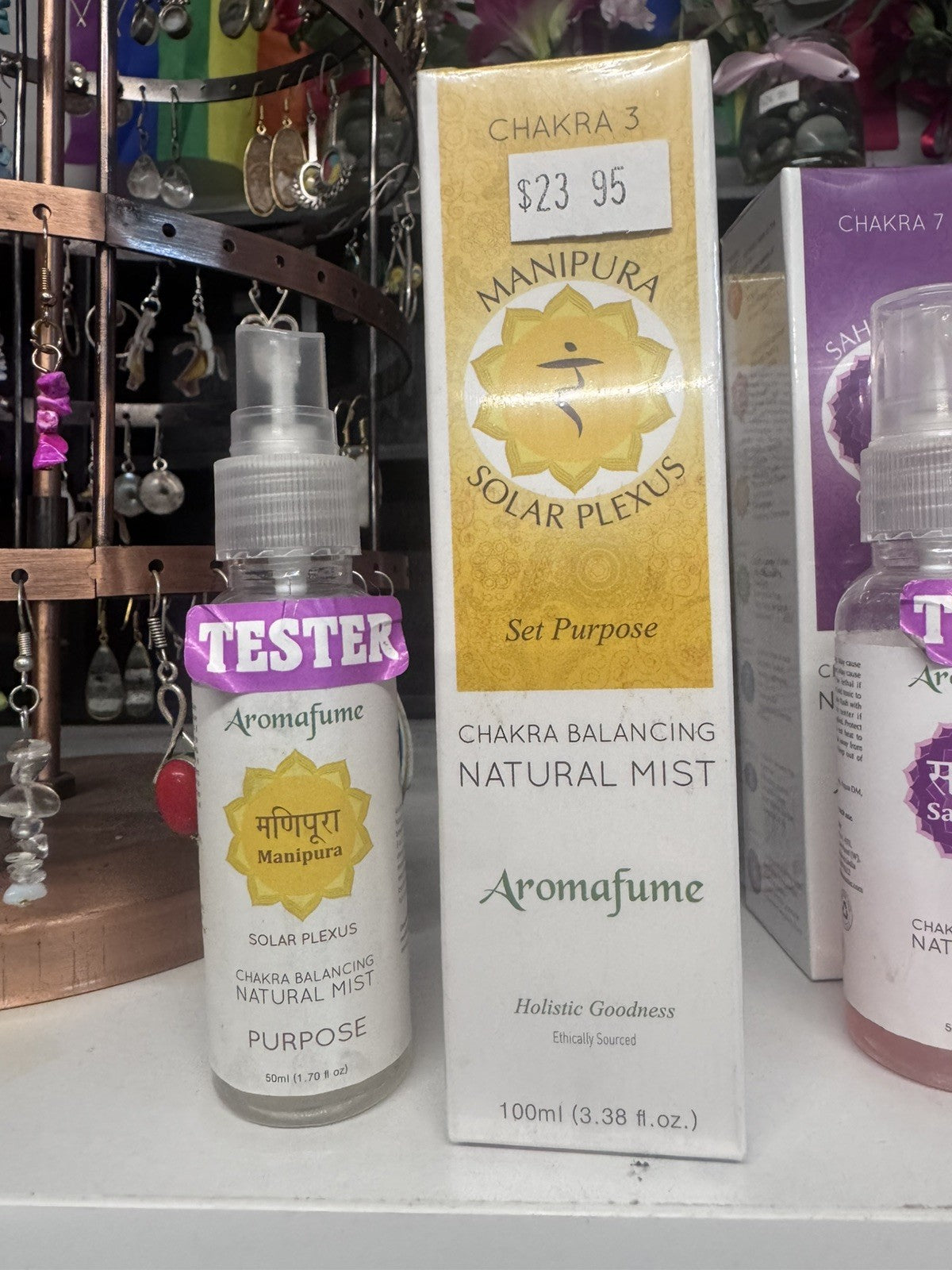Aromafume Chakra 3 Manipura Solar Plexus Natural Mist Spray 100ml Meditate Reiki