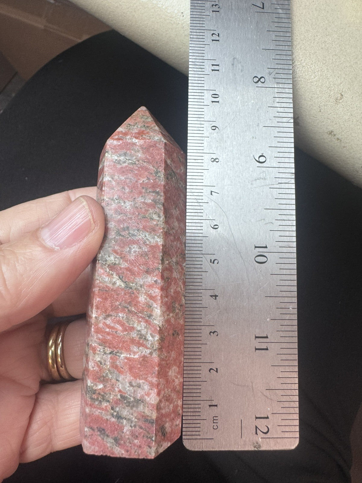Poppy Seed Jasper Crystal Tower 127g Natural  Polished Stone reiki meditation