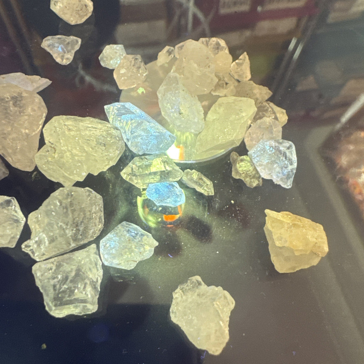 Crystal Mixed Bag wholesale resell lot  natural Himalayan diamond quartz 50gms