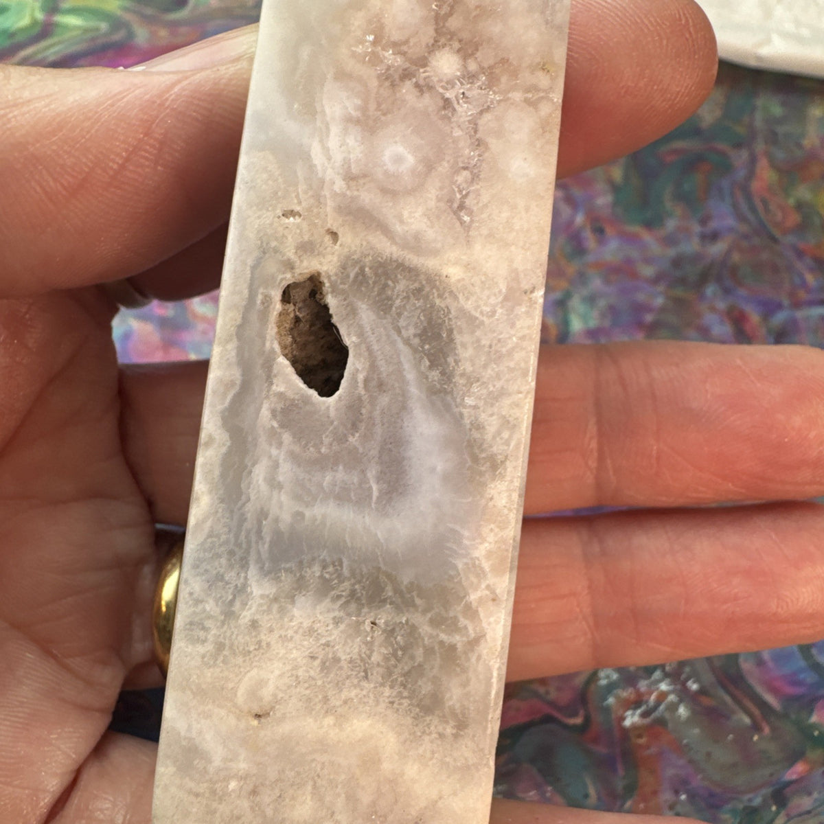 88 gram Flower Agate Crystal Tower