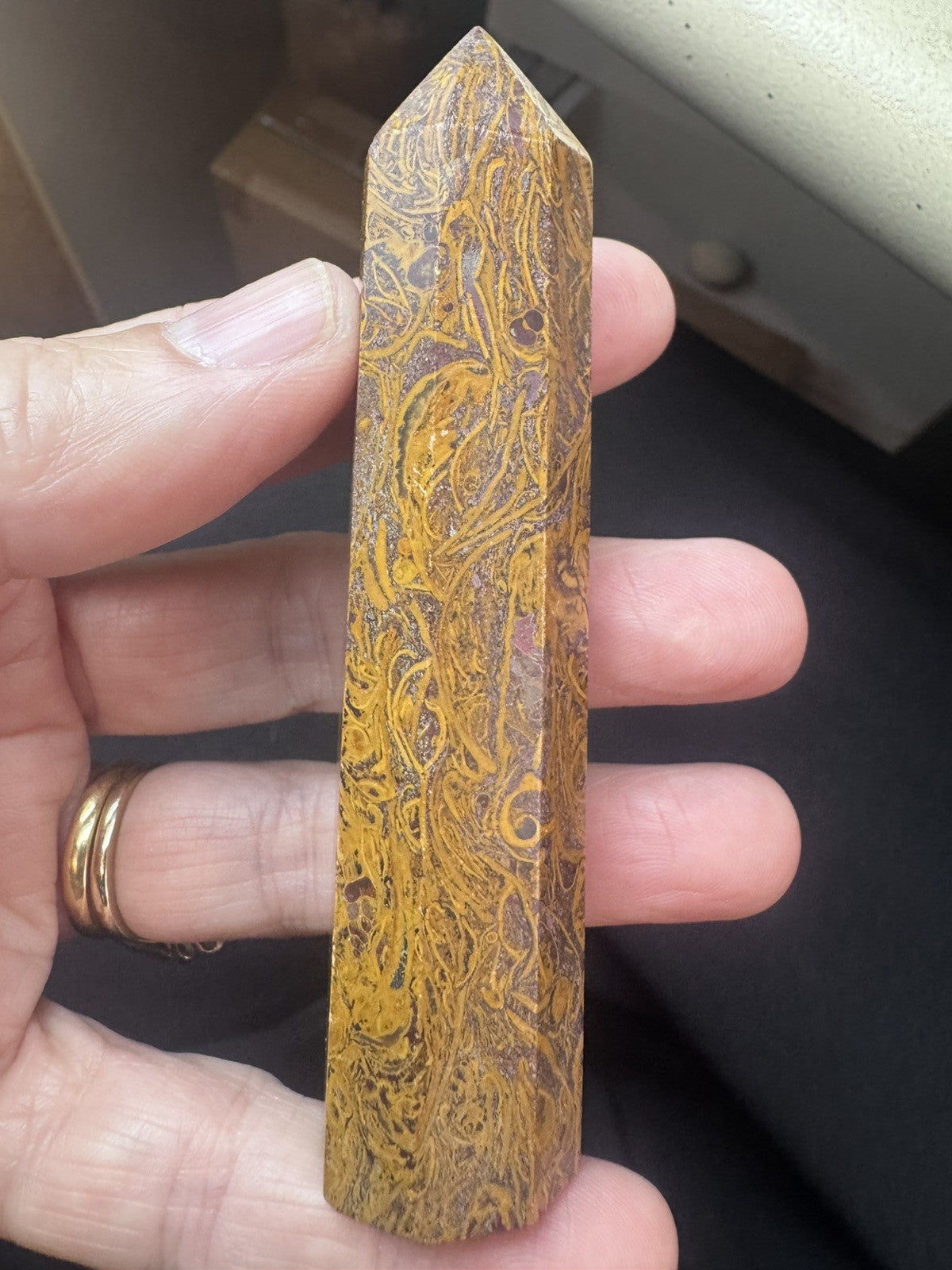 Elephant Jasper Tower – 89g reiki meditation yoga