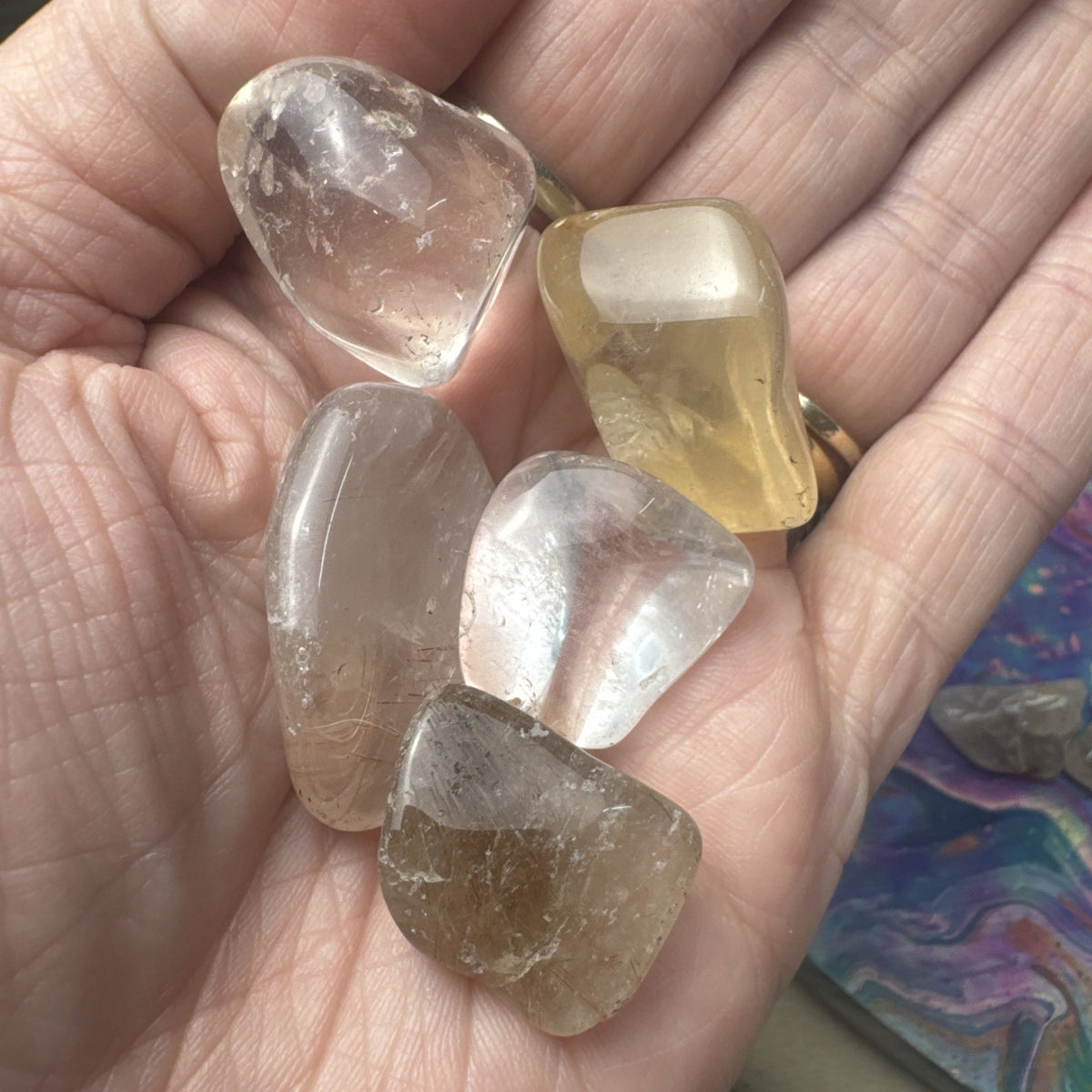 Crystal Mixed Bag wholesale resell lot  natural A grade Rutile Clear Quartz