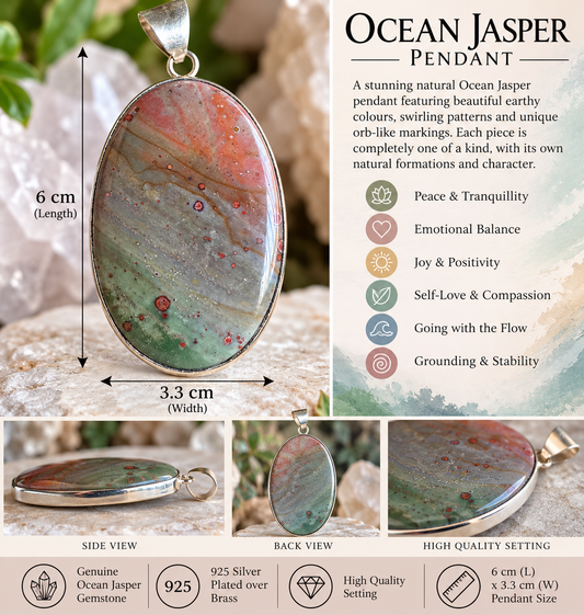 Ocean Jasper Pendant $5