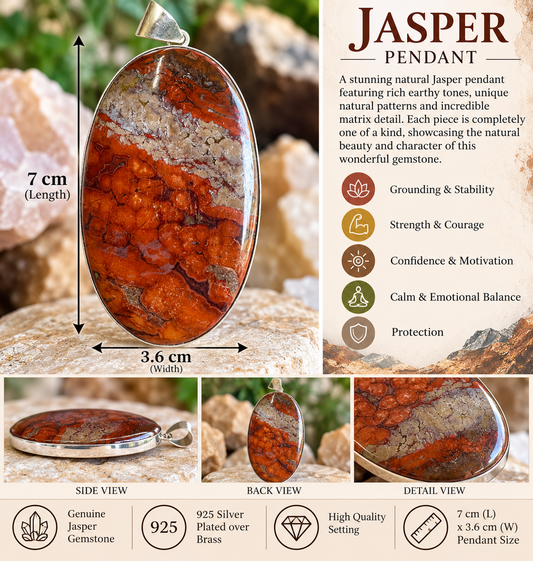 Jasper Pendant $5