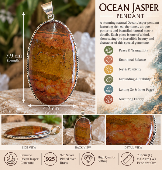 Ocean Jasper Pendant $5